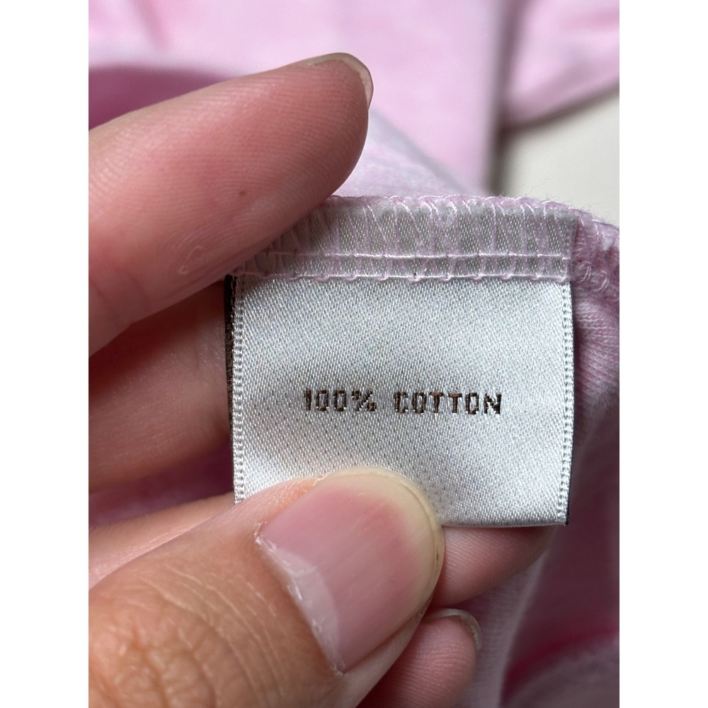 Peter Millar x Bandon Preserve Mens Pink Cotton 1/4 Zip Pullover Golf Sweater L - Picture 4 of 10